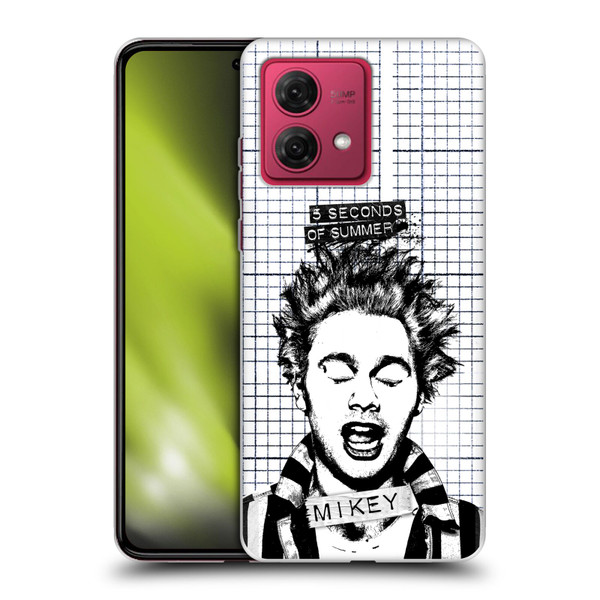 5 Seconds of Summer Solos Grained Mikey Soft Gel Case for Motorola Moto G84 5G