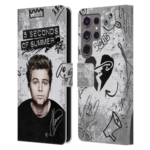 5 Seconds of Summer Solos Vandal Luke Leather Book Wallet Case Cover For Samsung Galaxy S24 Ultra 5G