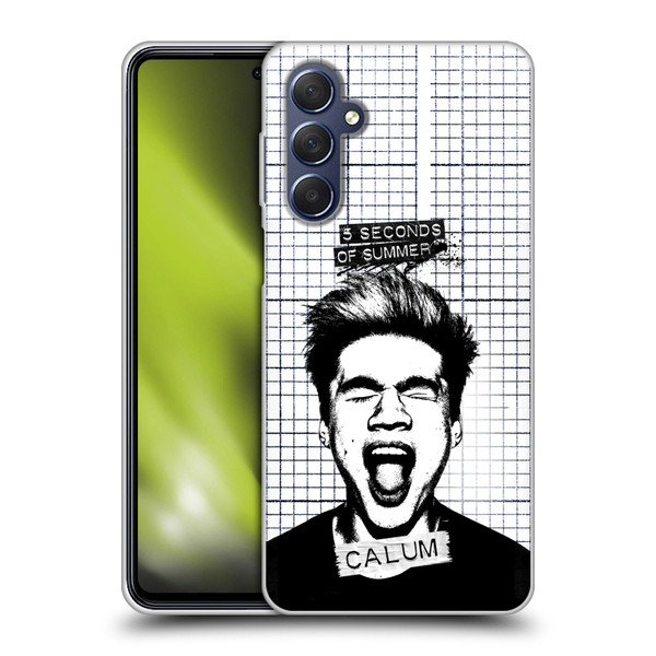 5 Seconds of Summer Solos Grained Calum Soft Gel Case for Samsung Galaxy M54 5G