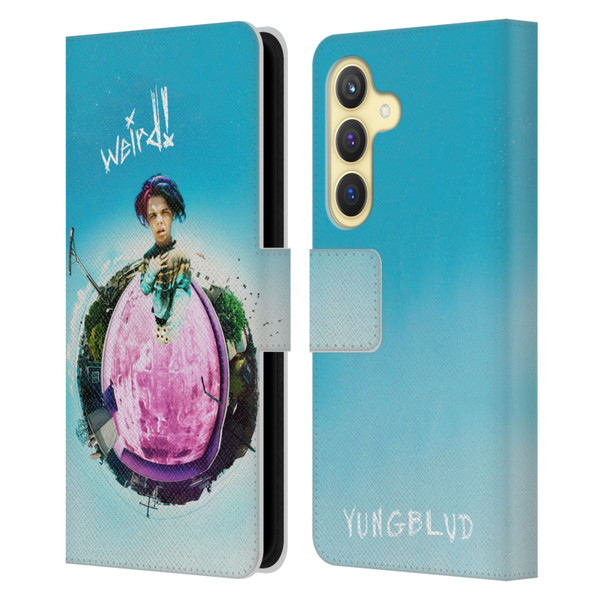 Yungblud Graphics Weird! 2 Leather Book Wallet Case Cover For Samsung Galaxy S24 5G