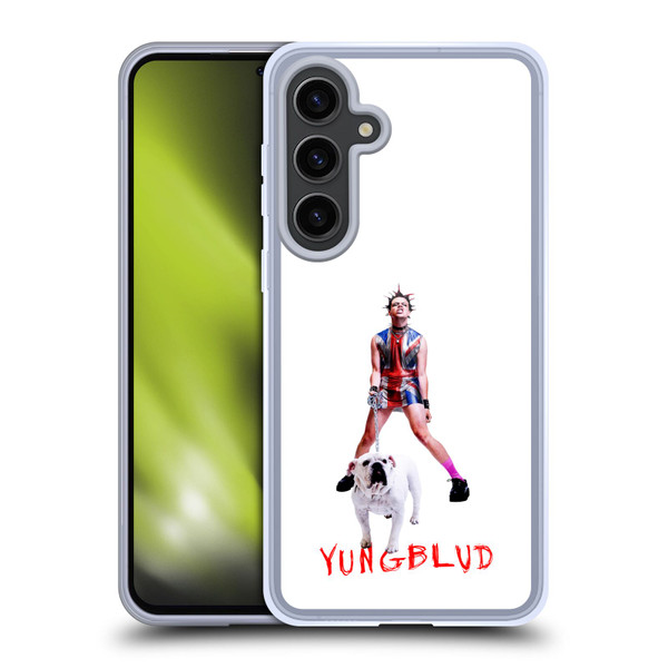 Yungblud Graphics Strawberry Lipstick Soft Gel Case for Samsung Galaxy S24+ 5G