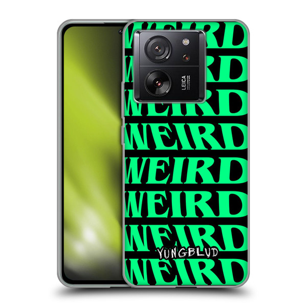 Yungblud Graphics Weird! Text Soft Gel Case for Xiaomi 13T 5G / 13T Pro 5G