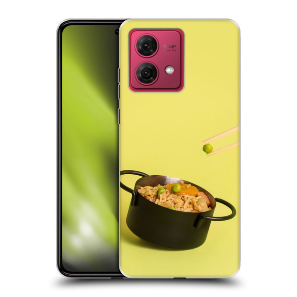Pepino De Mar Foods Fried Rice Soft Gel Case for Motorola Moto G84 5G