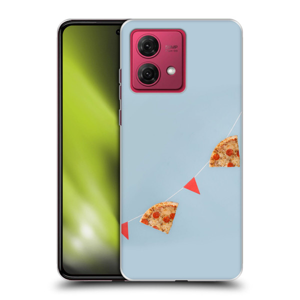 Pepino De Mar Foods Pizza Soft Gel Case for Motorola Moto G84 5G