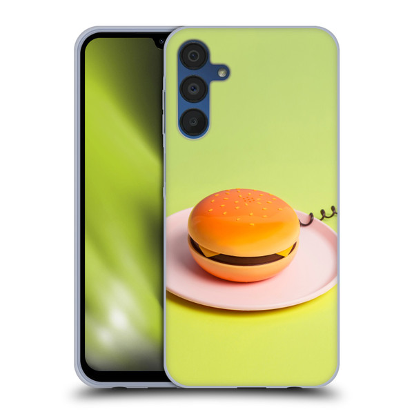 Pepino De Mar Foods Burger Soft Gel Case for Samsung Galaxy A15