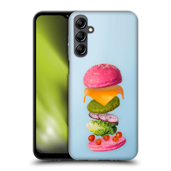 Pepino De Mar Foods Burger 2 Soft Gel Case for Samsung Galaxy M14 5G
