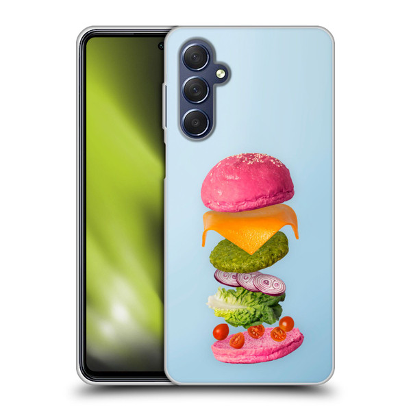 Pepino De Mar Foods Burger 2 Soft Gel Case for Samsung Galaxy M54 5G