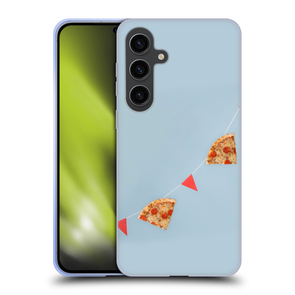 Pepino De Mar Foods Pizza Soft Gel Case for Samsung Galaxy S24+ 5G