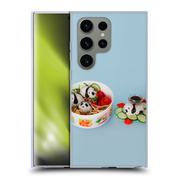Pepino De Mar Foods Panda Rice Ball Soft Gel Case for Samsung Galaxy S24 Ultra 5G