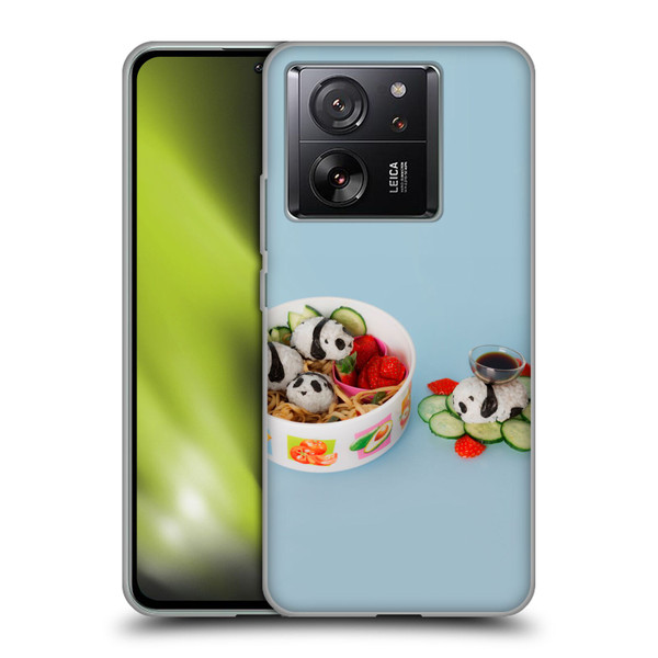Pepino De Mar Foods Panda Rice Ball Soft Gel Case for Xiaomi 13T 5G / 13T Pro 5G