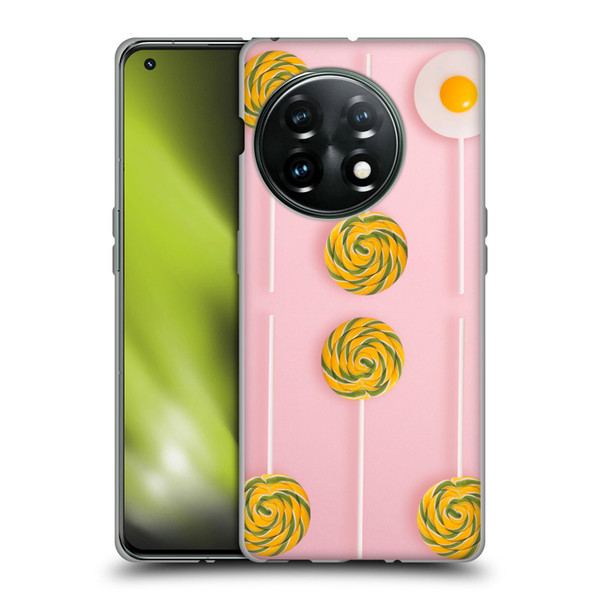 Pepino De Mar Patterns 2 Lollipop Soft Gel Case for OnePlus 11 5G