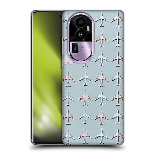 Pepino De Mar Patterns 2 Airplane Soft Gel Case for OPPO Reno10 Pro+