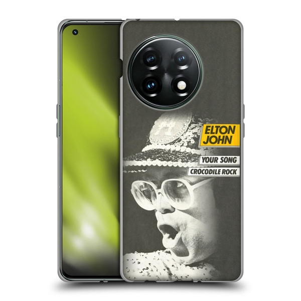 Elton John Artwork Your Song Single Soft Gel Case for OnePlus 11 5G