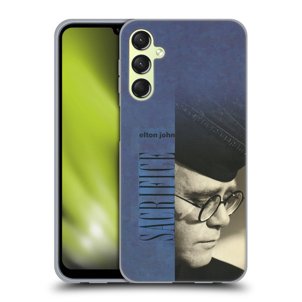 Elton John Artwork Sacrifice Single Soft Gel Case for Samsung Galaxy A24 4G / Galaxy M34 5G