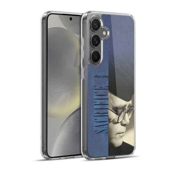 Elton John Artwork Sacrifice Single Soft Gel Case for Samsung Galaxy S24+ 5G & MagSafe