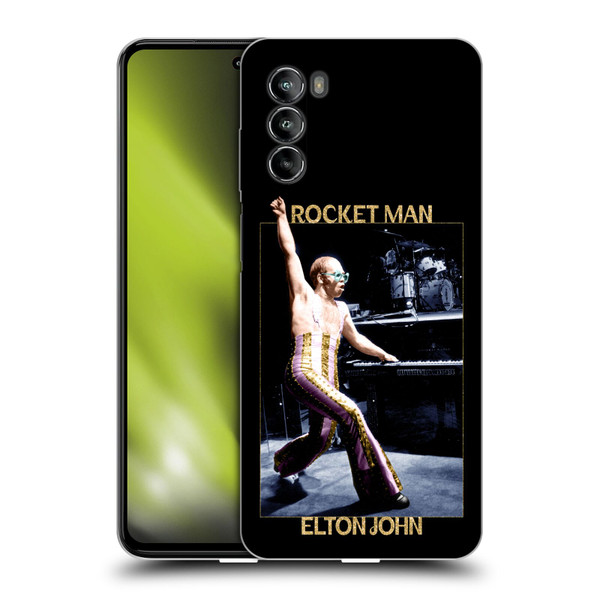 Elton John Rocketman Key Art 3 Soft Gel Case for Motorola Moto G82 5G