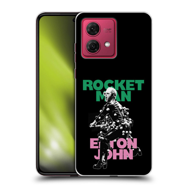 Elton John Rocketman Key Art 5 Soft Gel Case for Motorola Moto G84 5G