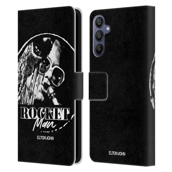 Elton John Rocketman Key Art 4 Leather Book Wallet Case Cover For Samsung Galaxy A15
