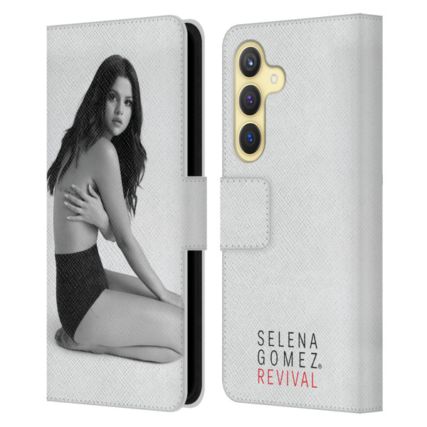 Selena Gomez Revival Side Cover Art Leather Book Wallet Case Cover For Samsung Galaxy S24 5G