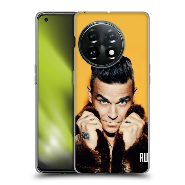 Robbie Williams Calendar Fur Coat Soft Gel Case for OnePlus 11 5G