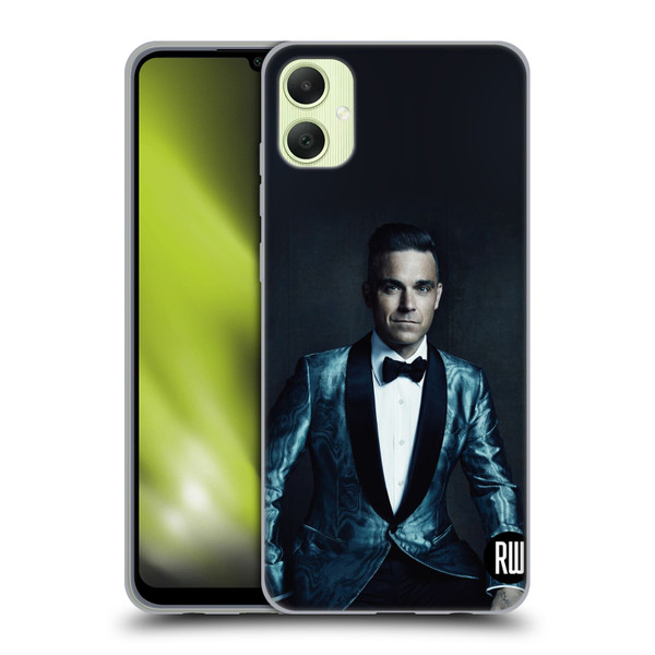 Robbie Williams Calendar Dark Background Soft Gel Case for Samsung Galaxy A05