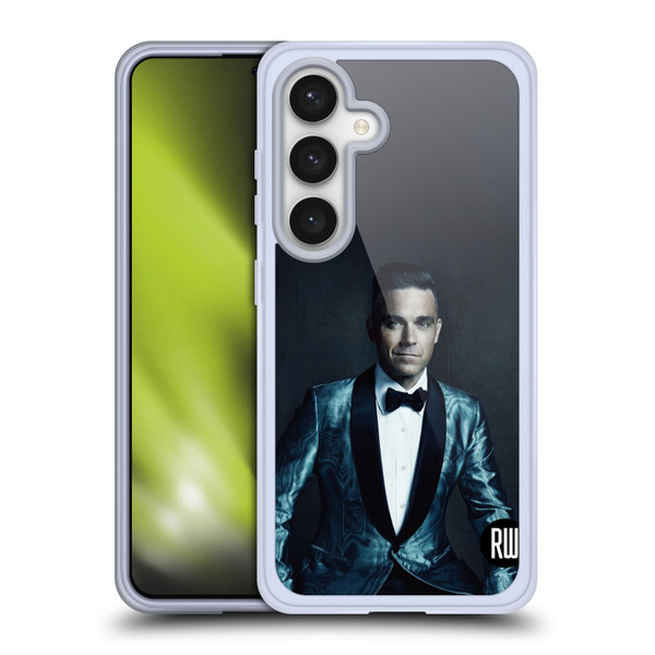 Robbie Williams Calendar Dark Background Soft Gel Case for Samsung Galaxy S24 5G