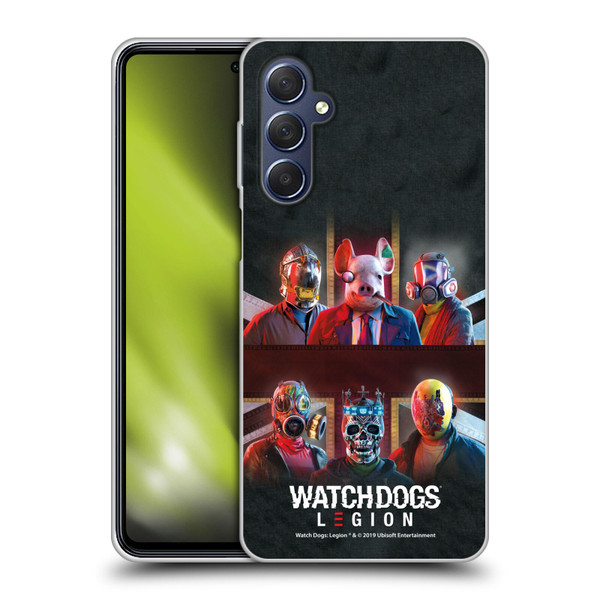 Watch Dogs Legion Artworks Flag Soft Gel Case for Samsung Galaxy M54 5G