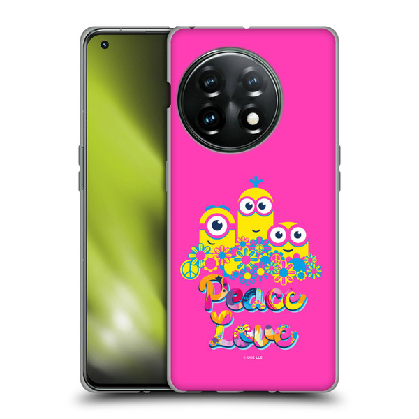 Minions Rise of Gru(2021) Day Tripper Peace Soft Gel Case for OnePlus 11 5G