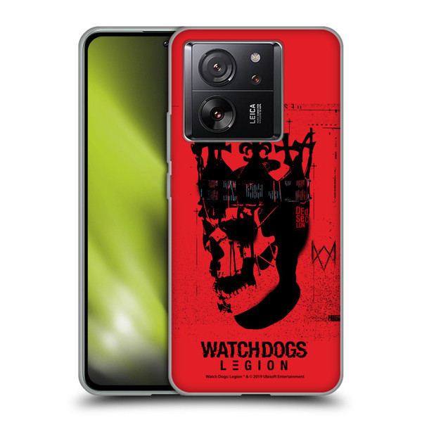 Watch Dogs Legion Street Art Ded Sec Skull Soft Gel Case for Xiaomi 13T 5G / 13T Pro 5G