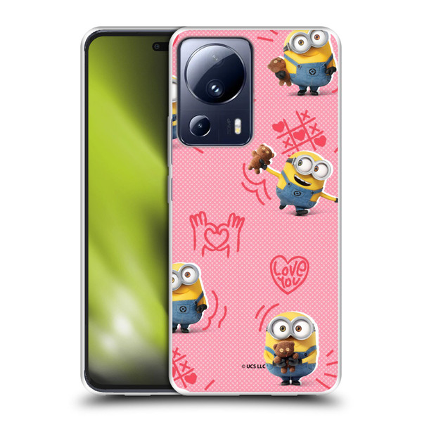 Minions Rise of Gru(2021) Valentines 2021 Bob Pattern Soft Gel Case for Xiaomi 13 Lite 5G