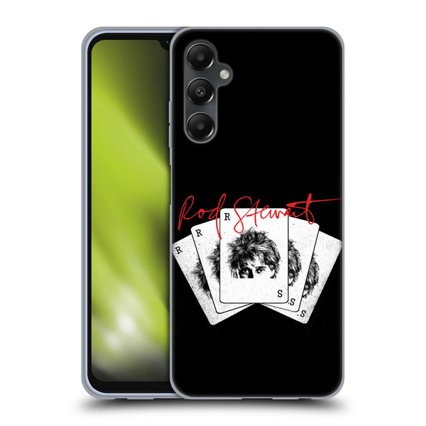 Rod Stewart Art Poker Hand Soft Gel Case for Samsung Galaxy A05s