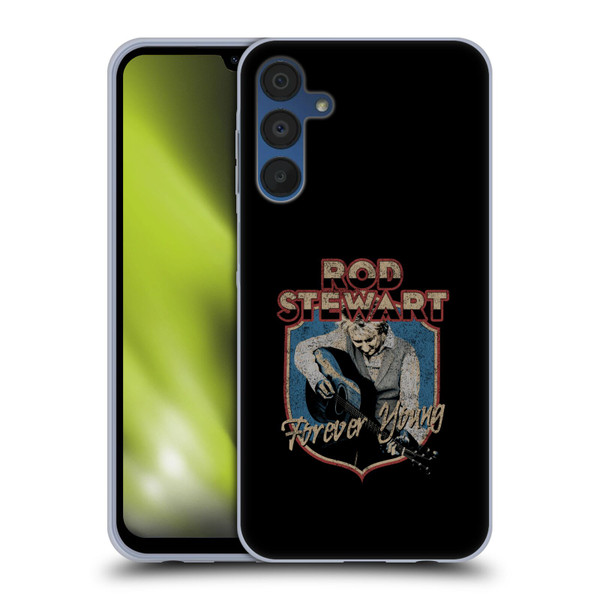 Rod Stewart Art Forever Young Soft Gel Case for Samsung Galaxy A15