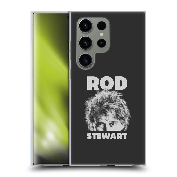 Rod Stewart Art Black And White Soft Gel Case for Samsung Galaxy S24 Ultra 5G