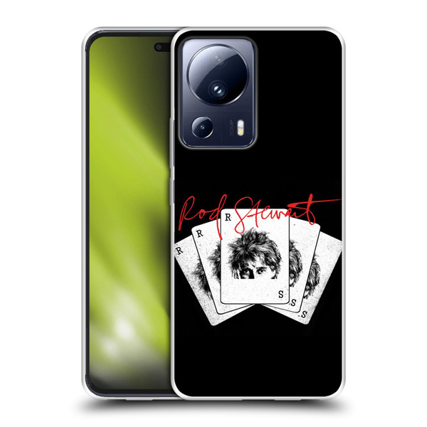 Rod Stewart Art Poker Hand Soft Gel Case for Xiaomi 13 Lite 5G