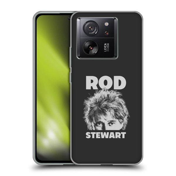 Rod Stewart Art Black And White Soft Gel Case for Xiaomi 13T 5G / 13T Pro 5G