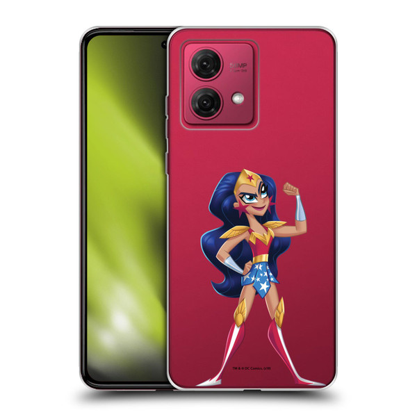DC Super Hero Girls Rendered Characters Wonder Woman Soft Gel Case for Motorola Moto G84 5G
