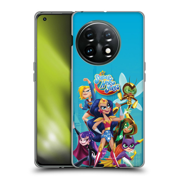 DC Super Hero Girls Rendered Characters Group Soft Gel Case for OnePlus 11 5G