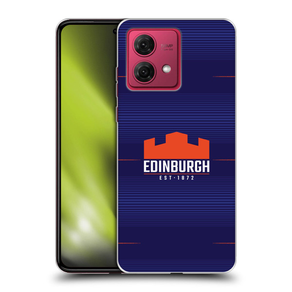 Edinburgh Rugby 2023/24 Crest Kit Home Soft Gel Case for Motorola Moto G84 5G