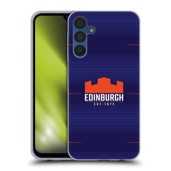 Edinburgh Rugby 2023/24 Crest Kit Home Soft Gel Case for Samsung Galaxy A15