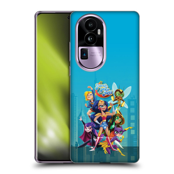 DC Super Hero Girls Rendered Characters Group Soft Gel Case for OPPO Reno10 Pro+