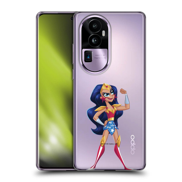 DC Super Hero Girls Rendered Characters Wonder Woman Soft Gel Case for OPPO Reno10 Pro+
