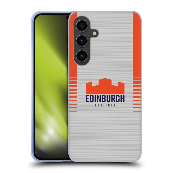 Edinburgh Rugby 2023/24 Crest Kit Away Soft Gel Case for Samsung Galaxy S24+ 5G