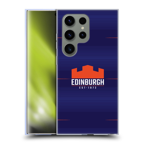 Edinburgh Rugby 2023/24 Crest Kit Home Soft Gel Case for Samsung Galaxy S24 Ultra 5G