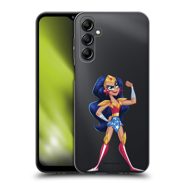 DC Super Hero Girls Rendered Characters Wonder Woman Soft Gel Case for Samsung Galaxy M14 5G
