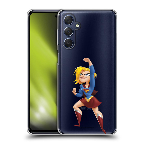 DC Super Hero Girls Rendered Characters Supergirl Soft Gel Case for Samsung Galaxy M54 5G
