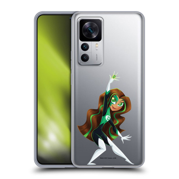DC Super Hero Girls Rendered Characters Green Lantern Soft Gel Case for Xiaomi 12T 5G / 12T Pro 5G / Redmi K50 Ultra 5G