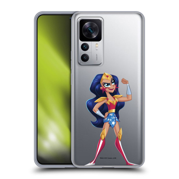 DC Super Hero Girls Rendered Characters Wonder Woman Soft Gel Case for Xiaomi 12T 5G / 12T Pro 5G / Redmi K50 Ultra 5G