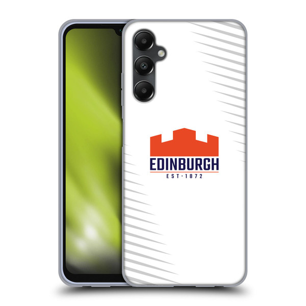 Edinburgh Rugby Graphic Art White Logo Soft Gel Case for Samsung Galaxy A05s