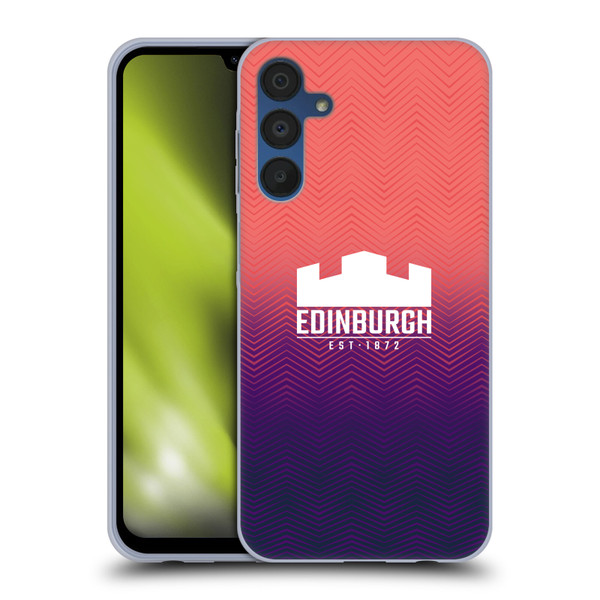Edinburgh Rugby Graphic Art Training Soft Gel Case for Samsung Galaxy A15