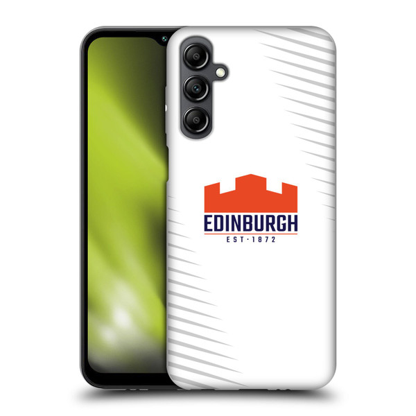 Edinburgh Rugby Graphic Art White Logo Soft Gel Case for Samsung Galaxy M14 5G